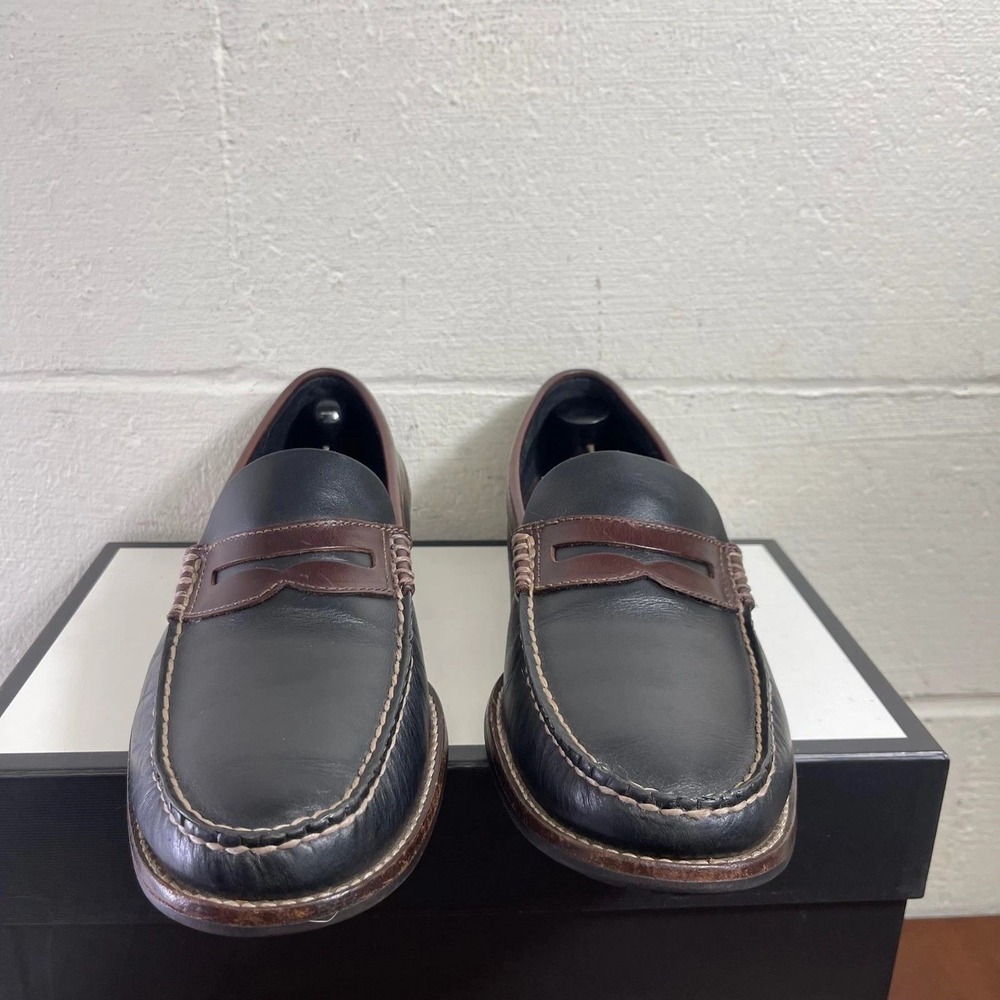 Sperry Top Sider STS10201 Penny Loafer Slip On Black Leather Casual Mens 11.5 M - Picture 3 of 13